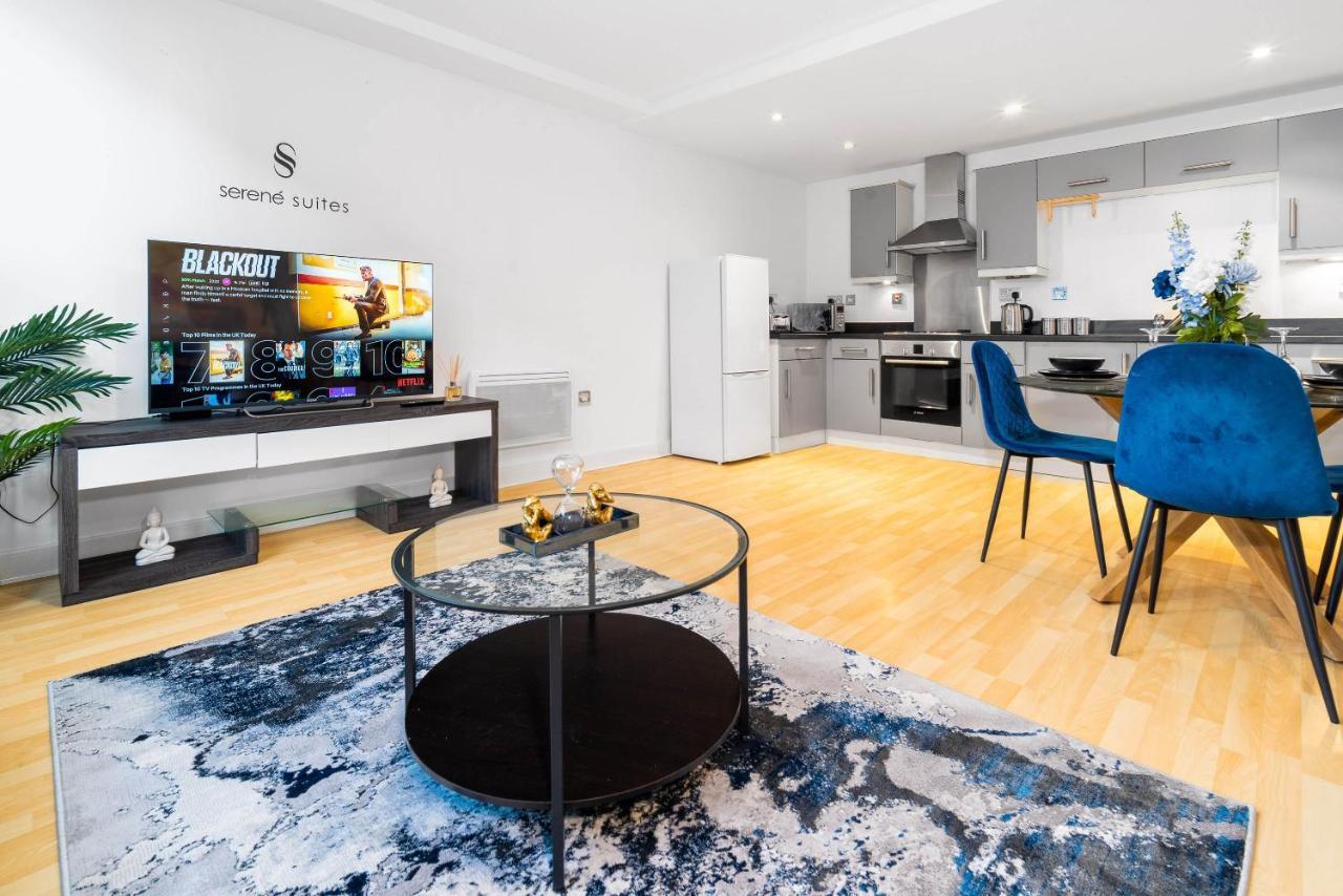 Beautiful Birmingham Central Spacious Apartment-Free Parking, Wifi, Contractors, Hs2, Bullring, Birmingham City Fc Exterior foto